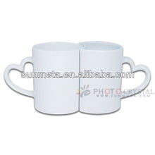 11oz casal sublimação branco Mug lovers cup